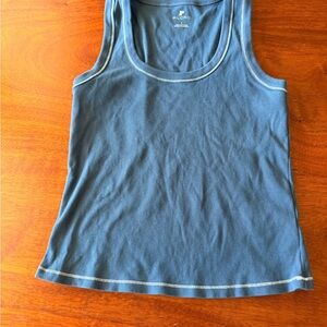Pilcro Teal Sleeveless Top